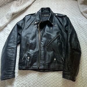 VTG AMF Harley-Davidson Men’s Leather Motorcycle Jacket See Measurements…